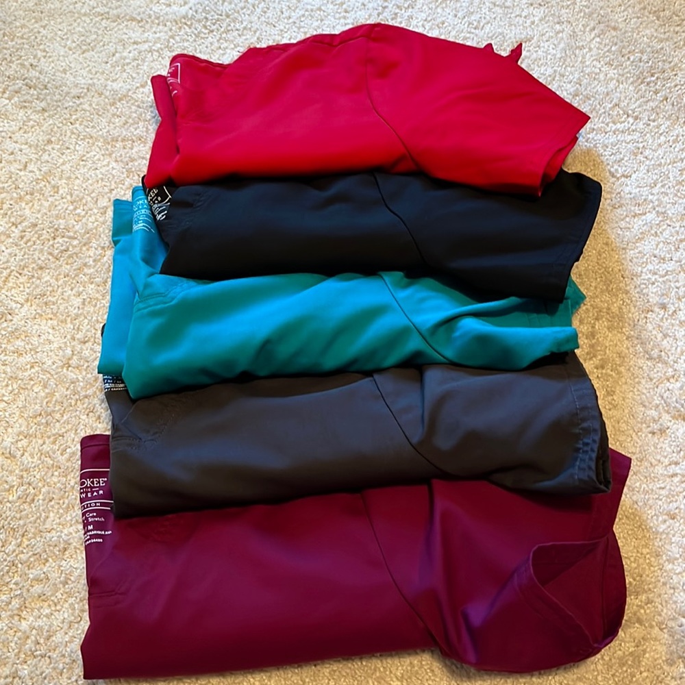 5 Cherokee Scrub Tops
